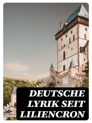 cover image of Deutsche Lyrik seit Liliencron